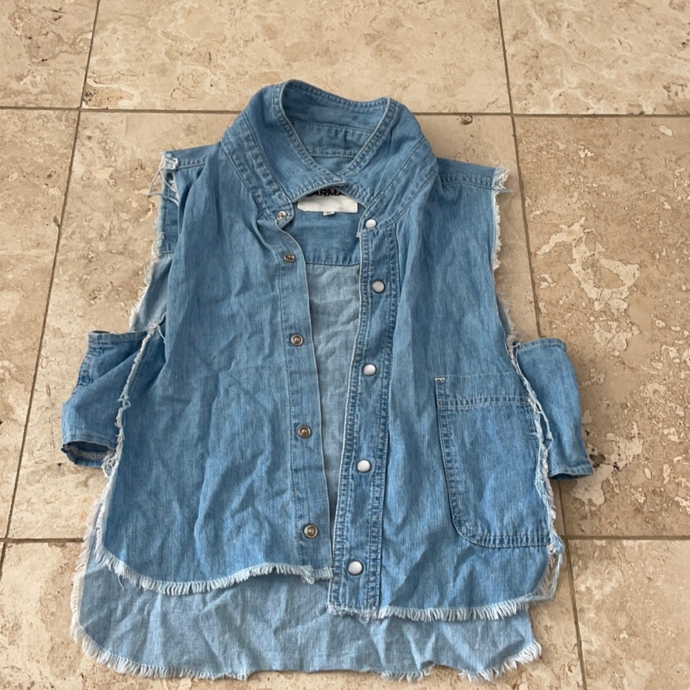 Carmar “denim” vest